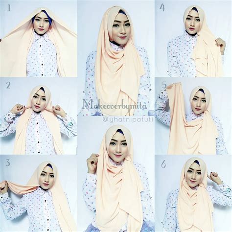 Tutorial Hijab Pashmina Licin Untuk Lebaran Ragam Muslim