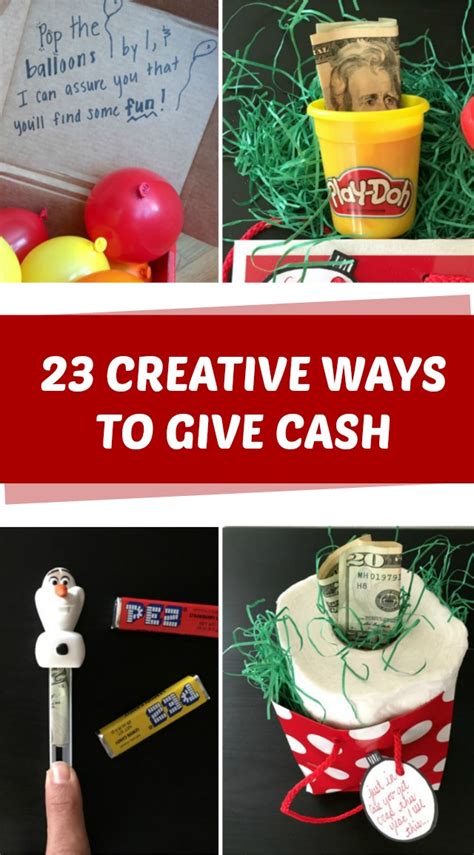 Creative Ways To Give Money Craft