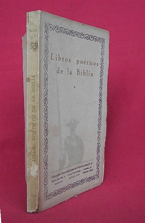 Libros Poeticos De La Biblia Prologo De Guillermo Guastavino 7500