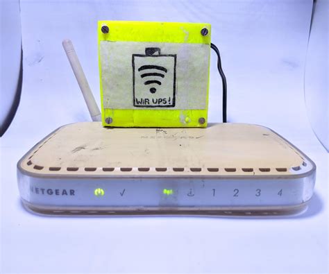DIY UPS for WiFi Router : 4 Steps (with Pictures) - Instructables