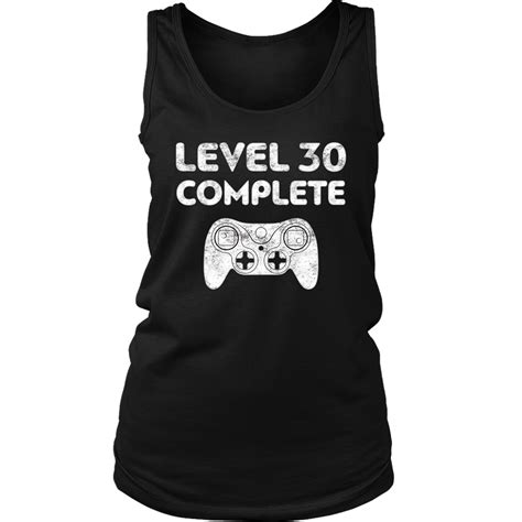 ⚡️ the dropper 114+ stages. Level 30 Complete T-Shirt Video Gamer 30th Birthday Gift