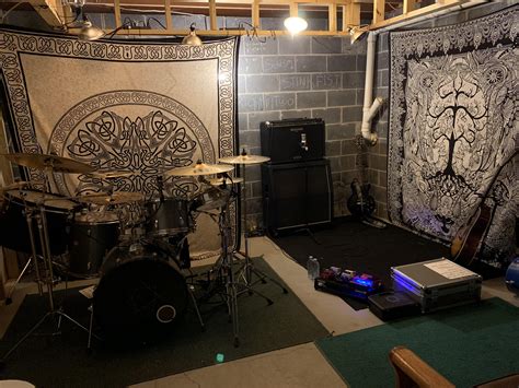 My Set In My Bands Rehearsal Space Rdrums