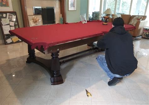 How To Dismantle A Pub Pool Table