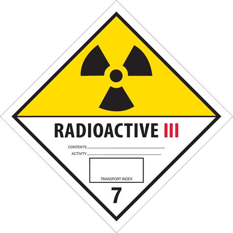 Radioactive Iii Dot Labels 4 X 4 500roll