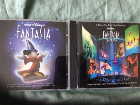 Set Of 2 Disney Fantasia And Fantasia 2000 Cds Original Soundtrack