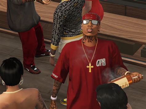 Blood Gangs Gta 5 Outfit