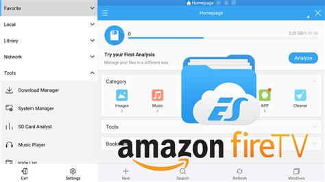 Как установить Es File Explorer на Amazon Fire Tv