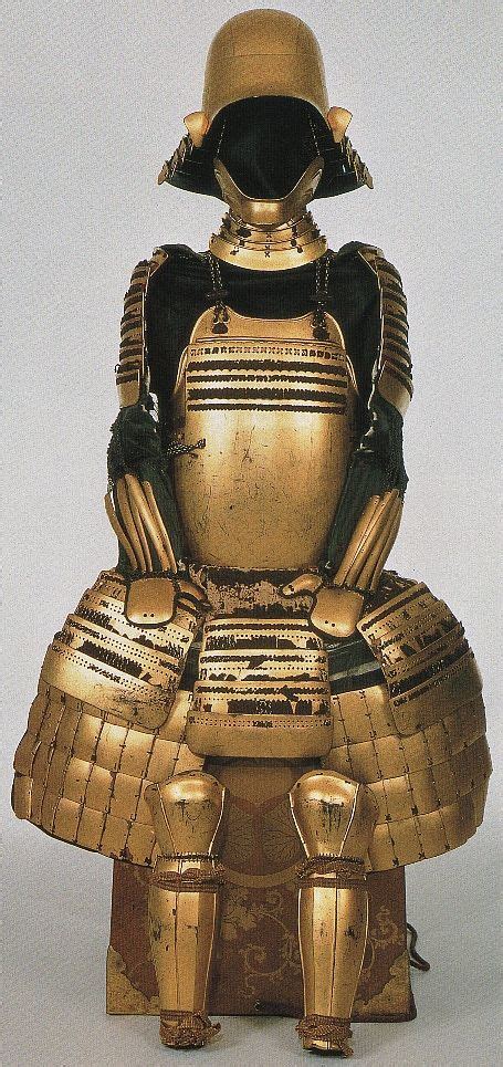 tokugawa ieyasu s golden armor used during the winter siege of osaka castle samurai armor