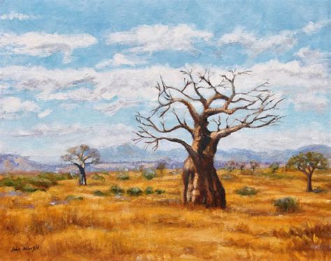 Baobab Trees Soutpansberg Limpopo Painting South Africa Gallery