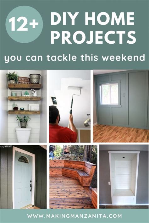 16 Diy Home Projects You Can Tackle This Weekend Diy Home Projects