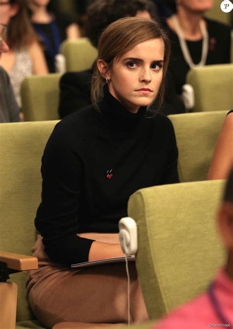 Emma Watson Participe Au Lancement De Linitiative Heforshe Impact 10x10x10 Pour Légalité Des