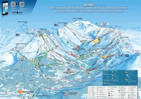 Méribel Plan Des Pistes De Ski Méribel Séjour Ski Ski Alpes Du Nord
