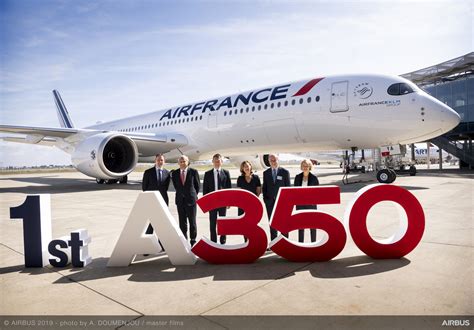 Air France Takes Delivery Of Its First Airbus A350 Xwb Named Toulouse