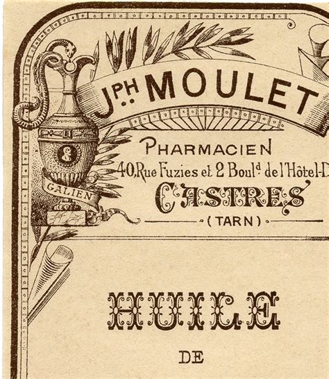 Vintage French Pharmacy Label The Graphics Fairy