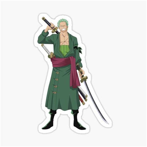 Zoro Stickers For Sale Zoro Anime Printables One Piece Pictures
