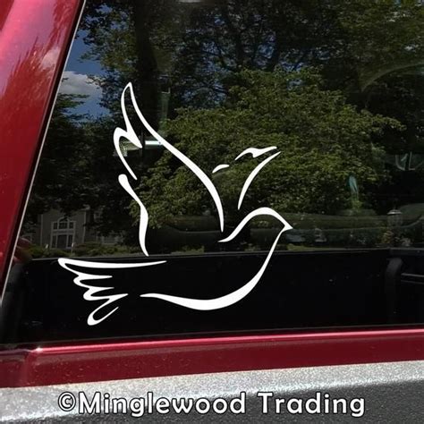 Dove Vinyl Decal Sticker Bird Peace Love Pigeon Etsy In 2021 Vinyl