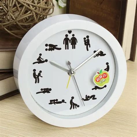 Novelty Funny Sex Clock Home Decoration Funny Sexy 12 Position Pattern Wall Clocks For Desk