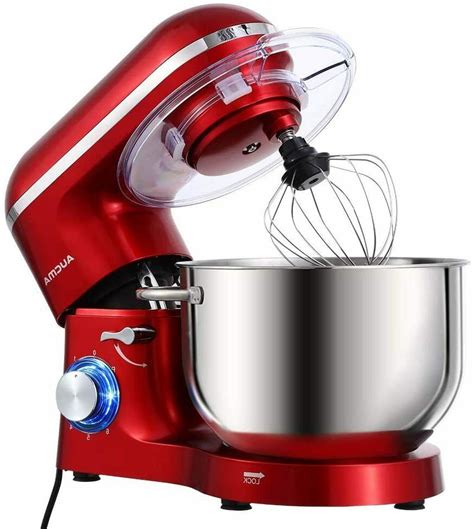 New Red Electric Stand Mixer 65 Qt 660w 6 Speed