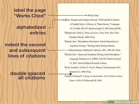 Here's how to do it for a microsoft word document. 4 Ways to Cite a PDF - wikiHow