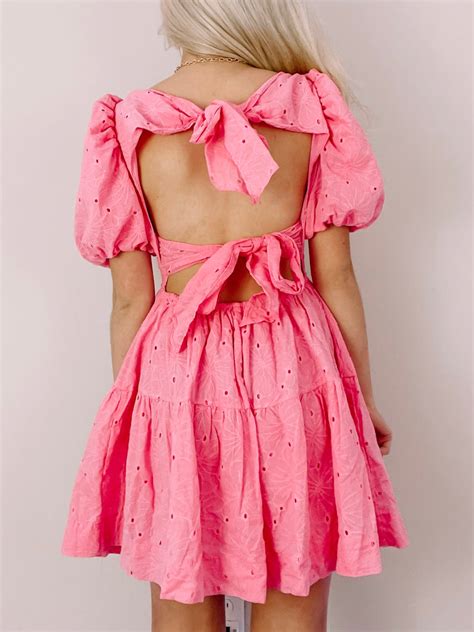 Bubblegum Babe Pink Eyelet Dress Sassy Shortcake