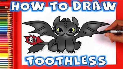 How To Draw A Cute Toothless