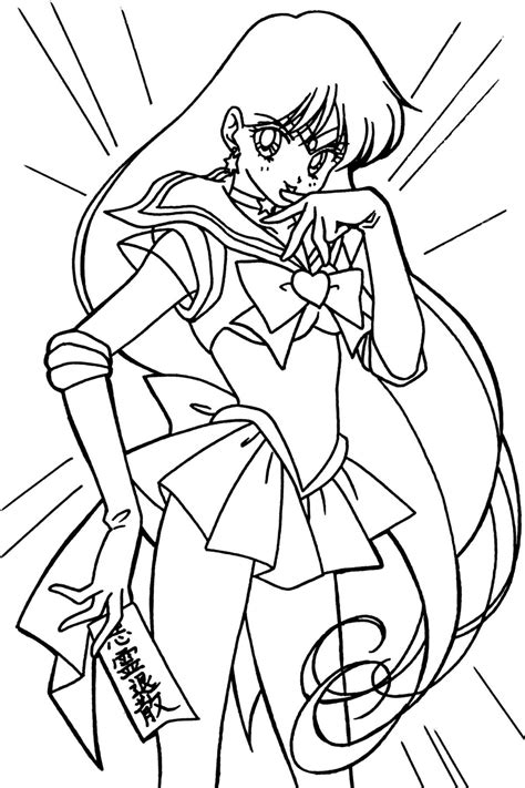 Sailor Mars Coloring Book Xeelha Free Printable Coloring Pages Free