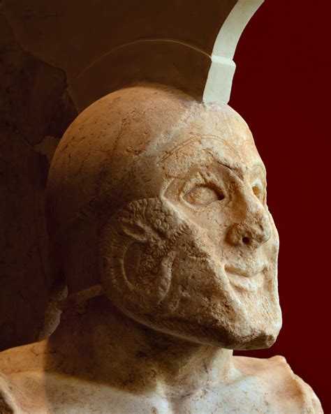 Statue Of A Hoplitodromos Running Hoplite Known As Leonidas
