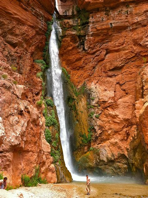 Deer Creek Waterfall Grand Canyon Arizona Waterfalls Waterfall