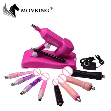 Movking New Arrival Automatic Sex Machine Gun With 8 Kinds Dildos Attachments Love Machines