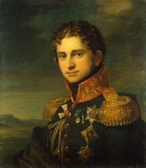 Portrait Of Pavel A Stroganov George Dawe Hermitage Paintings