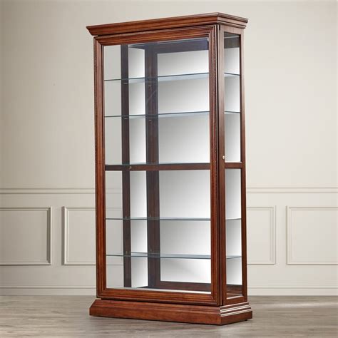 Curios and display cabinets come in every decor style. Darby Home Co Purvoche Lighted Curio Cabinet & Reviews ...