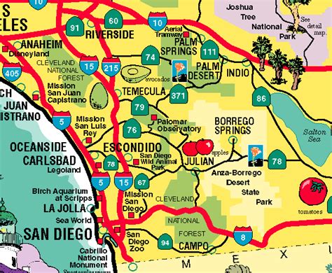 California Visitors Map