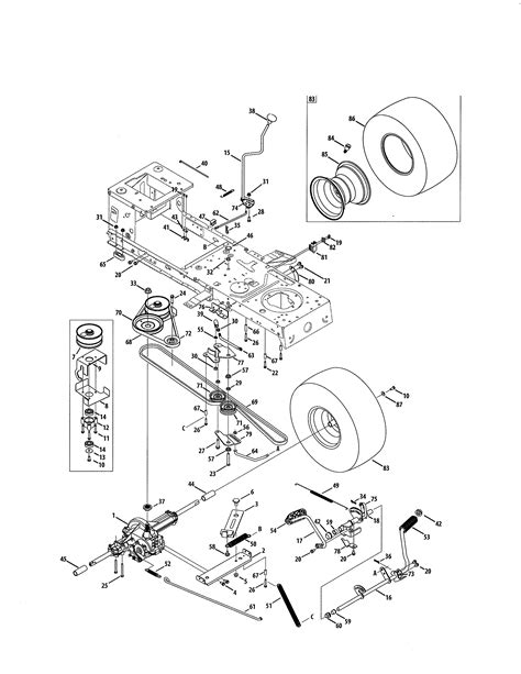 Craftsman Lawn Mower Drive Belt Diagram General Wiring Diagram