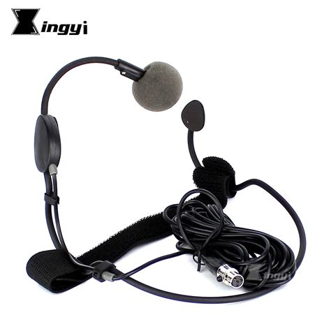 4pcs Mini Xlr 4 Pin Ta4f Headworn Headset Dynamic Microphone For Shure