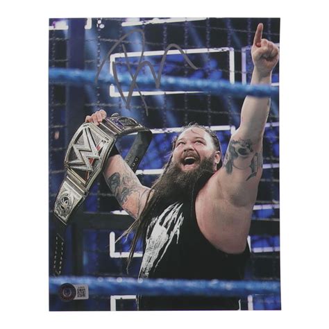 Bray Wyatt Signed WWE 8x10 Photo Beckett Pristine Auction