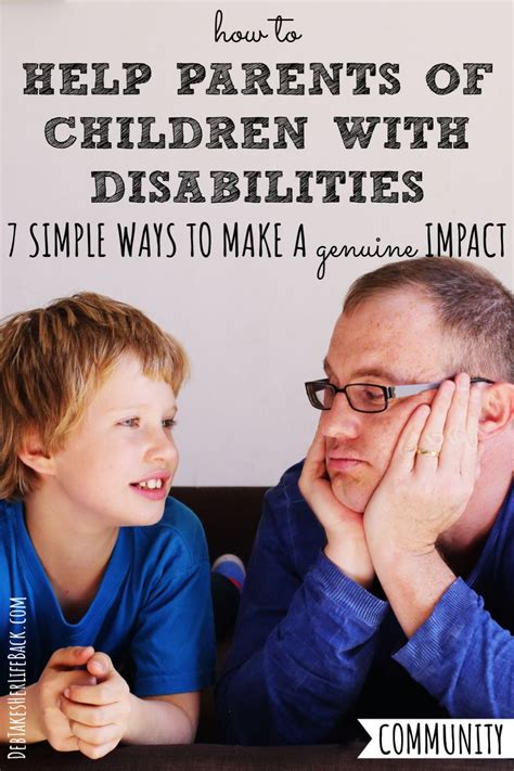How To Help Parents Of Children With Disabilities 7 Simple Ways