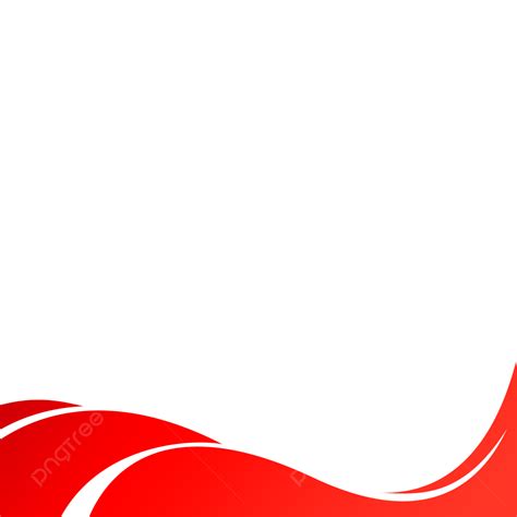 Elegant Red Curve Shape Curve Shape Banner Shapes Png Transparent