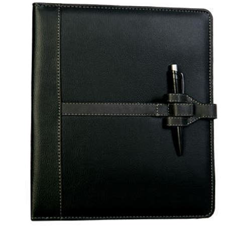 Black Leather Executive Folders Au 5041 Packaging Type Packet Size