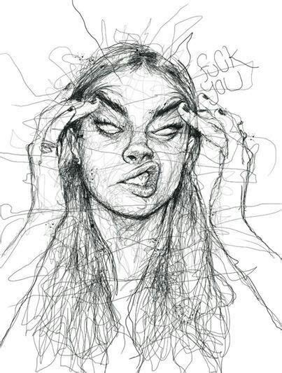 Angry Woman Art Pencil Art Drawings Art Drawings Sketches Art Pencil
