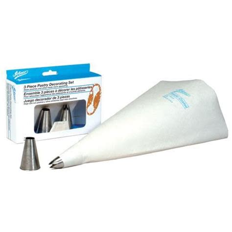 Has carefully refined our ateco brand of cake decorating and baking tools, assuring that we offer the highest level of quality, functionality and relevance to today's demanding decorators. Ateco Pastry Bag with 2 Tips - Ares Kitchen and Baking ...
