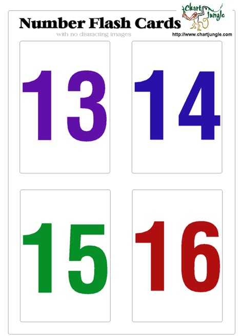 Number13to16flashcards