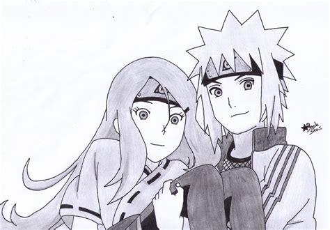Gambar Minato Kushina Naruto Blackstarlgart Deviantart Gambar Sketsa Di