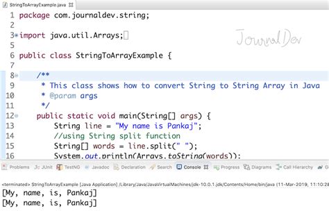 With that, we will implement what is difference between implode and explode in php. How to Convert String to Array in Java - JournalDev