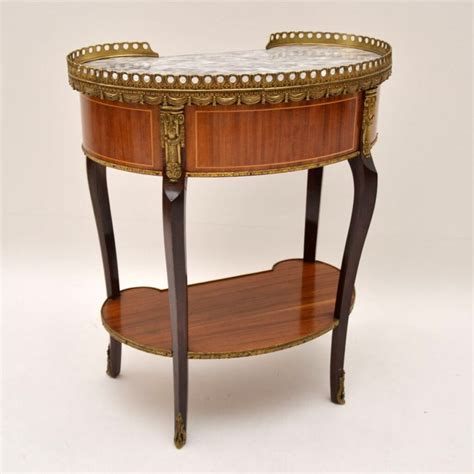 Antique French Marble Top Side Table Marylebone Antiques