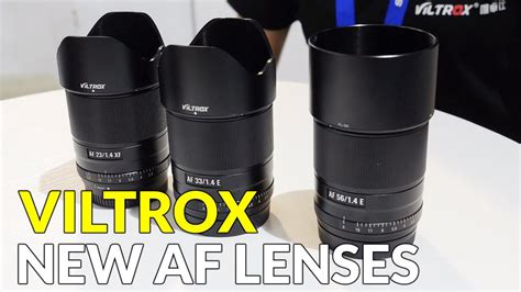 The center quality reaches an excellent level here and the. Viltrox 23mm F1.4, 33mm F1.4 and 55mm F1.4 AF New Lenses ...