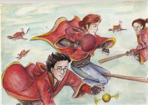 Quidditch Practise By Hogwartshorror D5bzuvd Harry Potter Fan Art