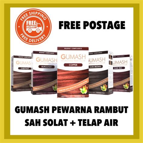 Maybe you would like to learn more about one of these? GUMASH Pewarna Rambut HALAL Sah Solat + Telap Air + Fast ...
