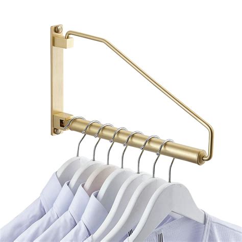 Buy Folding Wall Ed Clothes Hanger Rack Clothes Hook Solid Brass With