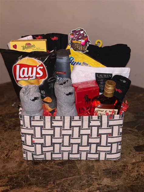 It was so fun and so easy to put everything together and i. Pin on Men gift baskets