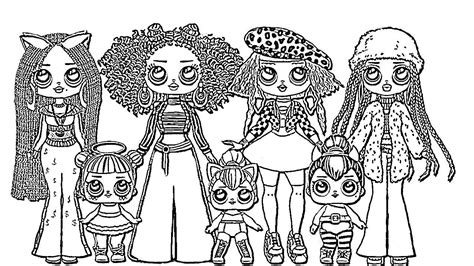 Lol surprise omg swag fashion doll coloring page from. Ausmalbilder LOL OMG. Drucken Sie kostenlos neue Puppen | Ausmalbilder, Ausmalbilder zum drucken ...